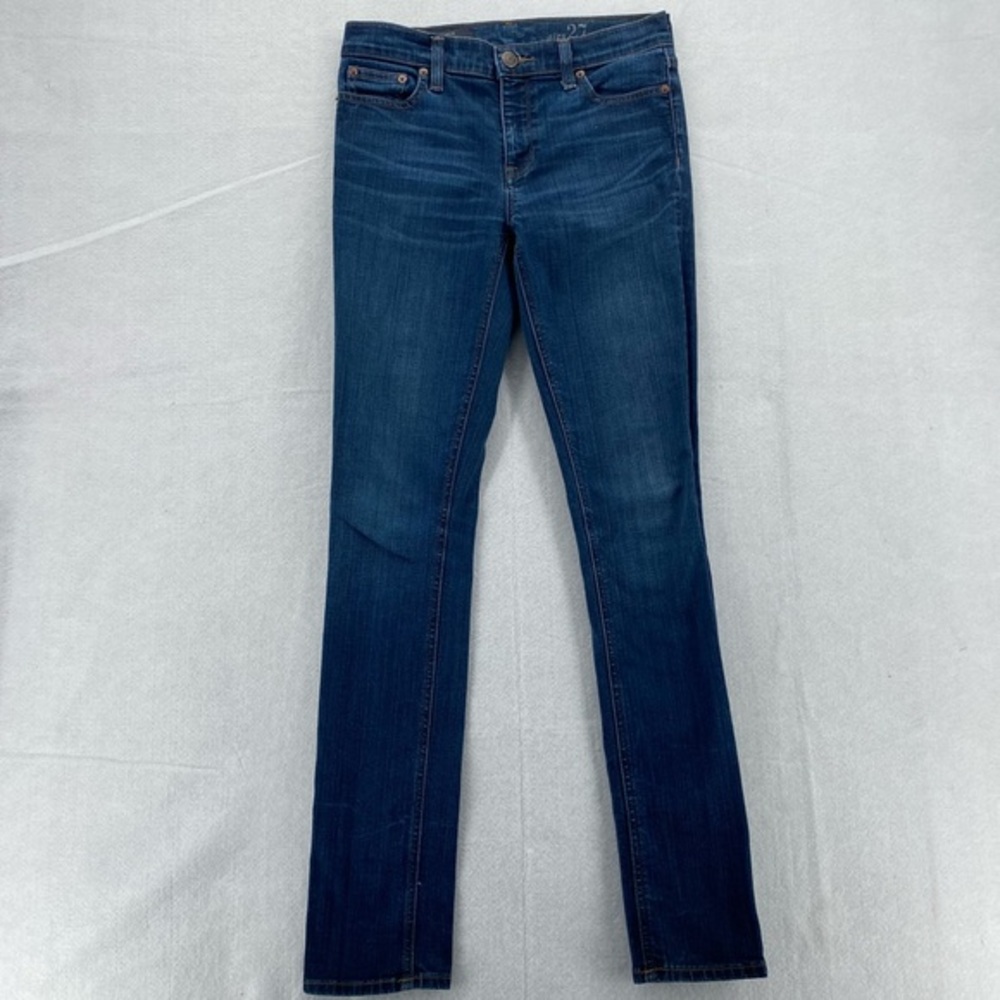 J. Crew Reid Dark Wash Denim Slim Straight Jean